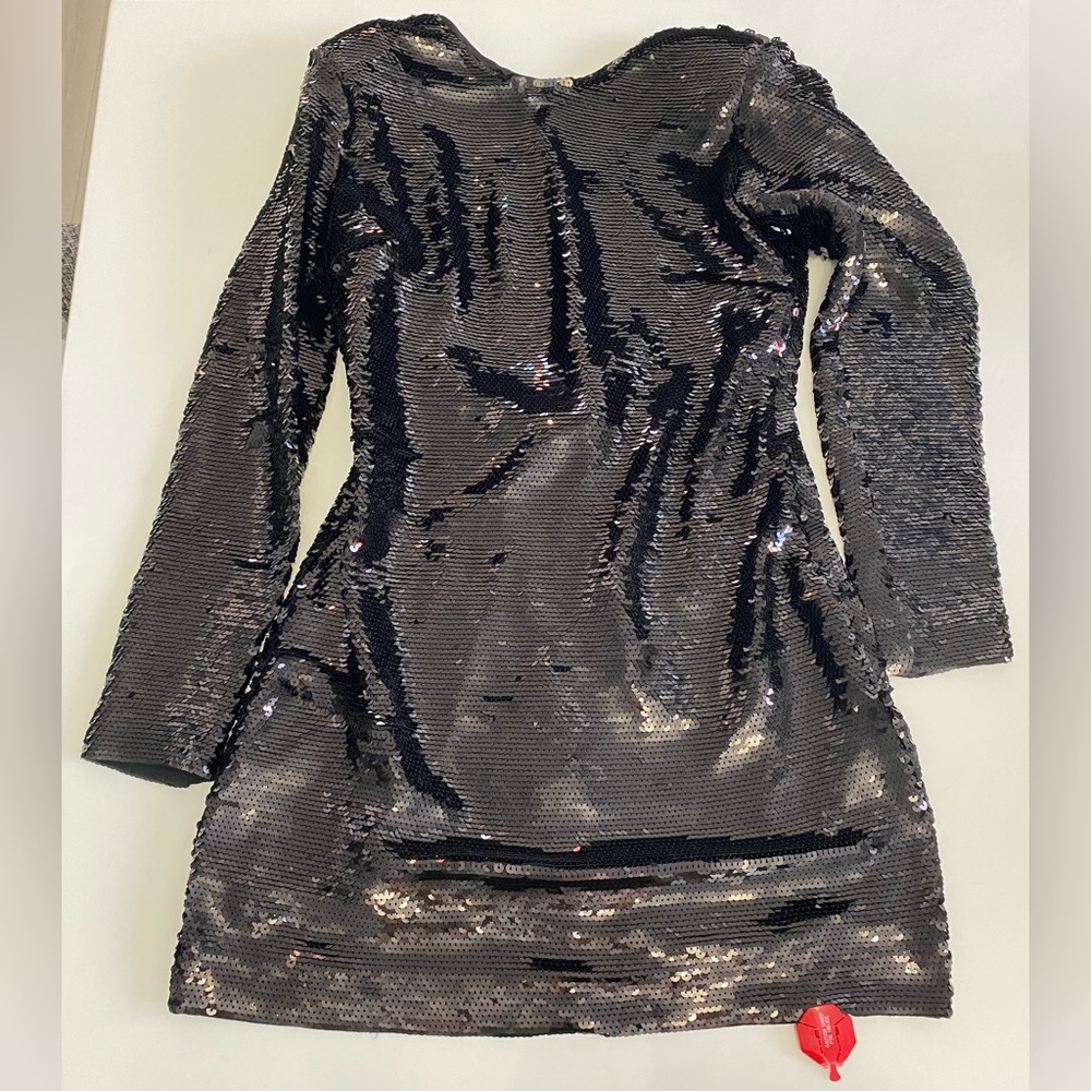 Frame Black Sequin Dress